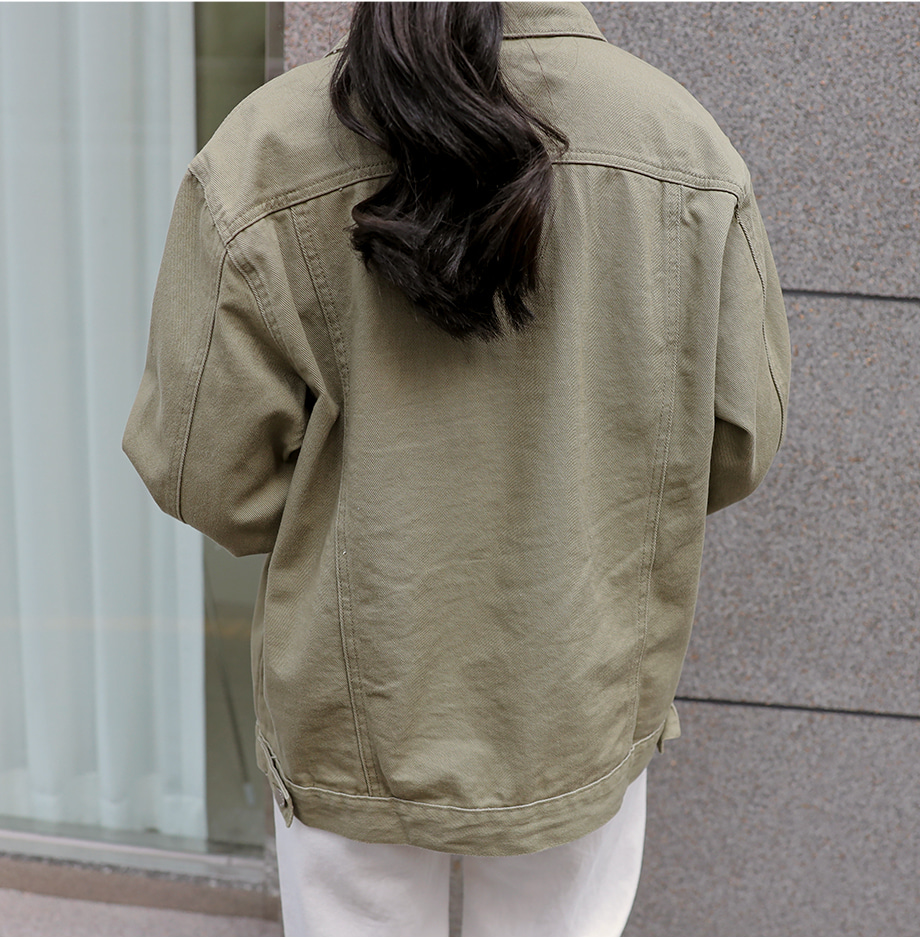 리리앤코 [커플룩/시밀러룩] 코트니아 코튼 남녀공용 자켓